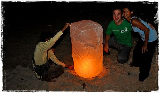 Manali and Terry Lighting Candle Lantern