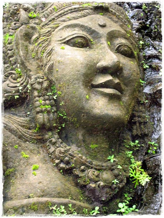 Rock Carvings Along Ayung River of Ramayana