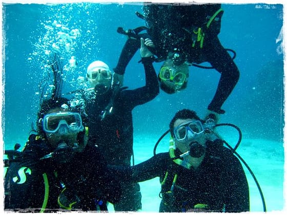 Manali, Terry, Stan and Barak - Great Barrier Reef