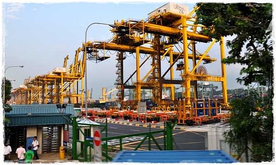 Singapore Shipping Port