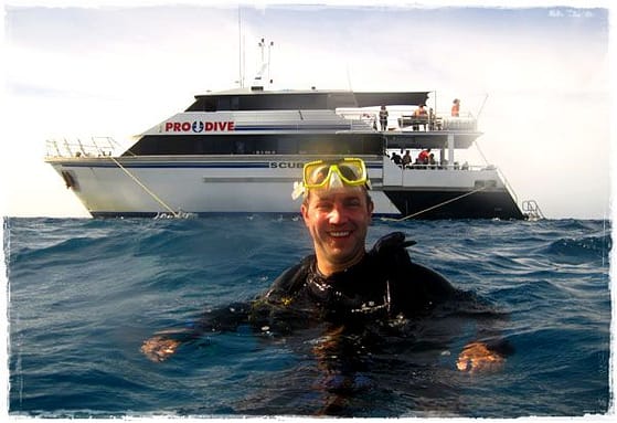 Terry On Surface - Great Barrier Reef