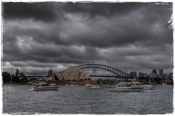 Sydney Opera House and Harbor Bridge (from Mrs Macquarie’s Point)