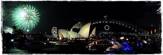 Sydney Opera House and Harbour Bridge - New Year's Eve