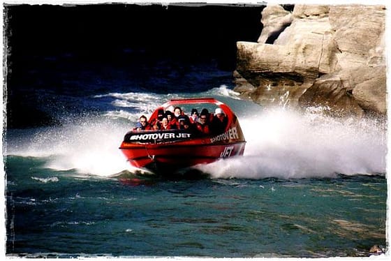 Thrills in the Shotover River Jet Boat