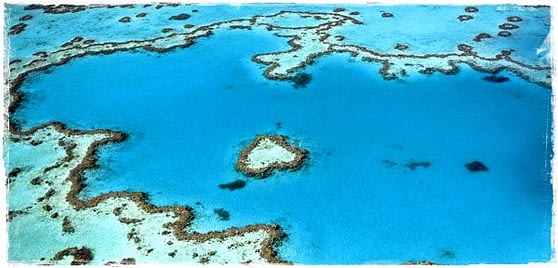 Arial View of The Great Barrier Reef