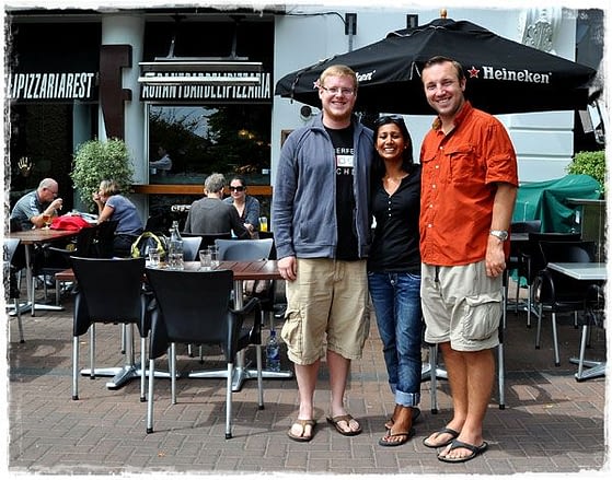Tom, Manali and Terry - Christchurch, New Zealand