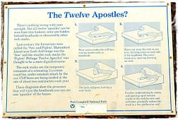 Twelve Apostles Sign - Great Ocean Road, Australia